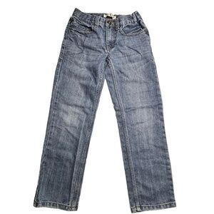 Route 66 Boys Jeans Size 10 Medium Wash Denim Blue Distressed Slim Straight